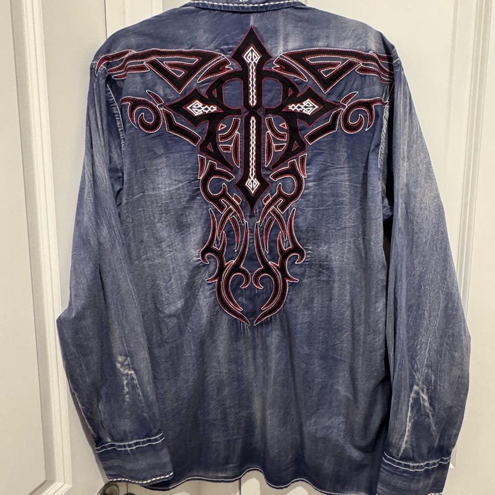 Roar Signature Edition Blue Denim Shirt